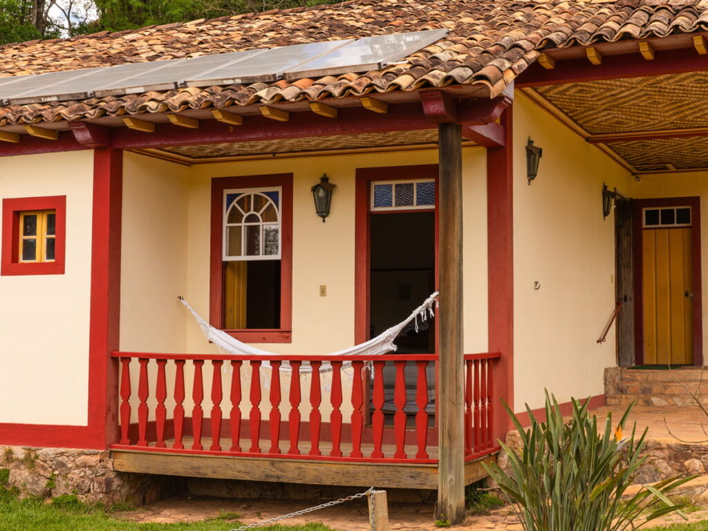 Suíte com Varanda do Hotel Fazenda Palestina - Itapecerica-MG
