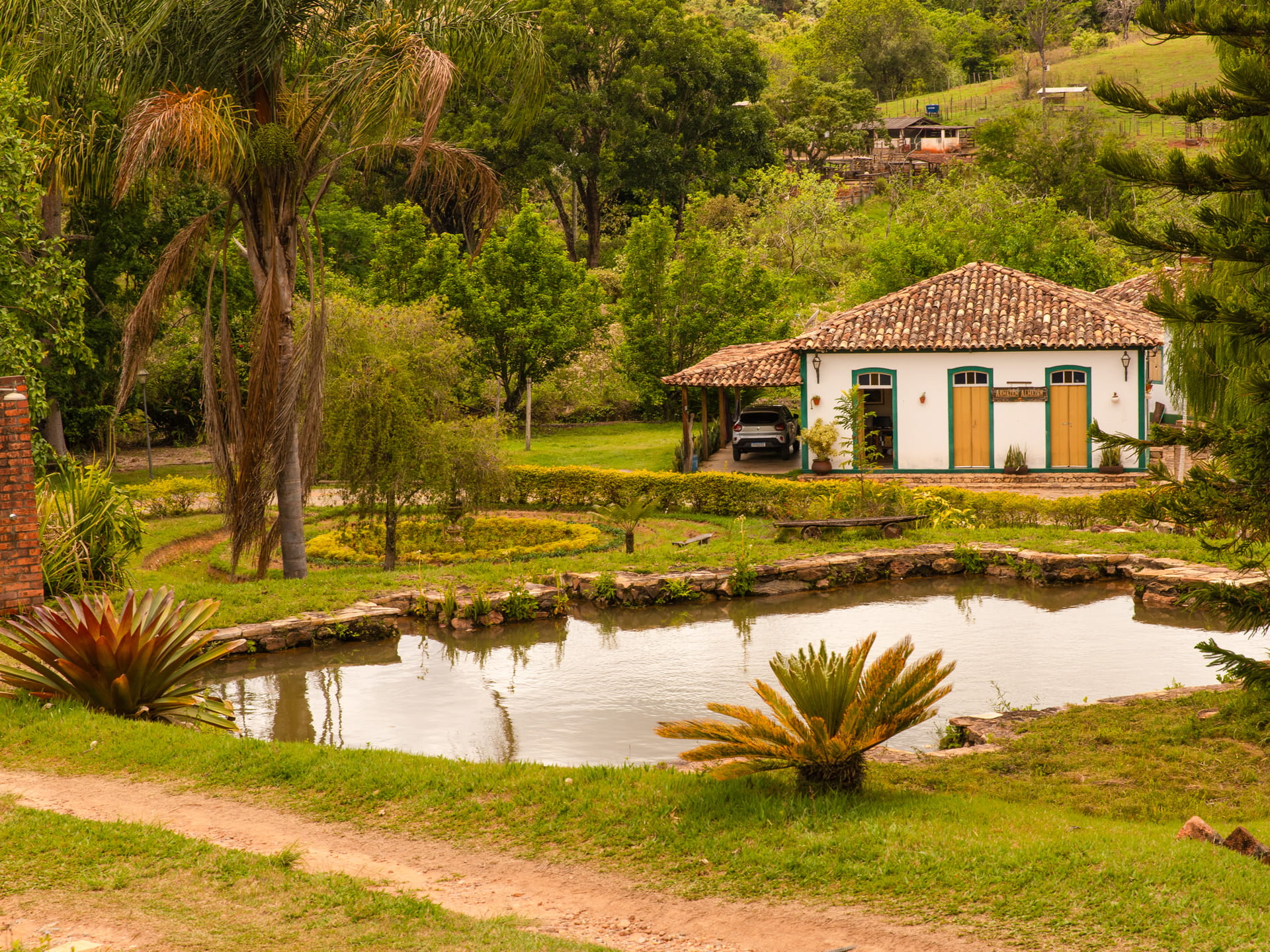 Vista do Hotel Fazenda Palestina - Itapecerica-MG