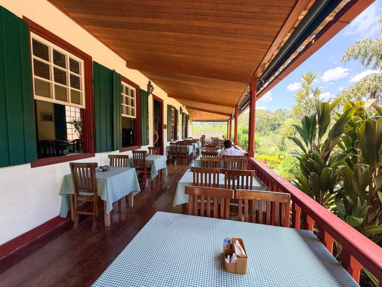 Restaurante do Hotel Fazenda Palestina, no Centro Oeste de Minas Gerais